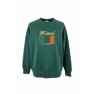 Vintage Ebert Miami U‎ Crewneck Sweatshirt Embroidered XL